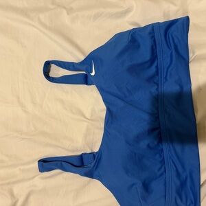 Nike Royal Blue Athletic Bra with White Swoosh